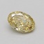 0.63 Ct. Fancy Intense Yellow Oval Lab Grown Diamond