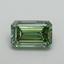 1.00 Ct. Fancy Vivid Green Emerald Lab Grown Diamond