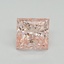 1.29 Ct. Fancy Intense Pink Princess Lab Grown Diamond