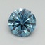 1.18 Ct. Fancy Vivid Blue Round Lab Grown Diamond