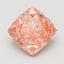10.02 Ct. Fancy Vivid Pink Cushion Lab Grown Diamond