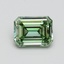 1.01 Ct. Fancy Vivid Pacific Green Emerald Lab Grown Diamond