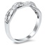 The Una Ring, smalltop view on a hand