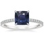 Platinum Viviana Half Coverage Diamond Ring, smalltop view