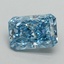 1.70 Ct. Fancy Vivid Blue Radiant Lab Grown Diamond