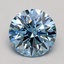 2.02 Ct. Fancy Intense Blue Round Lab Grown Diamond