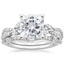18KW Moissanite Luxe Willow Bridal Set (1/2 ct. tw.), smalltop view
