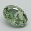 1.32 Ct. Fancy Vivid Green Oval Lab Grown Diamond