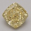 2.00 Ct. Fancy Intense Yellow Cushion Lab Grown Diamond