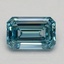 1.90 Ct. Fancy Vivid Blue Emerald Lab Grown Diamond