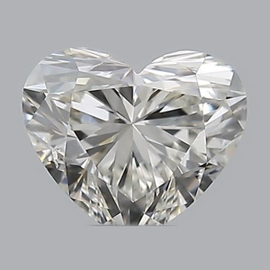 Heart diamond — real photo