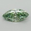 1.61 Ct. Fancy Vivid Pacific Green Marquise Lab Grown Diamond