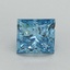 1.51 Ct. Fancy Vivid Blue Princess Lab Grown Diamond