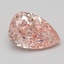 5.43 Ct. Fancy Vivid Pink Pear Lab Grown Diamond