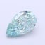 1.60 Ct. Fancy Vivid Green Pear Lab Grown Diamond