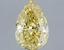 2.09 Ct. Fancy Intense Yellow Pear Lab Grown Diamond