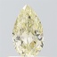 0.70 Ct. Light Yellow Pear Lab Grown Diamond