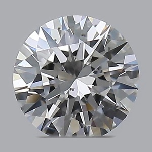 Round diamond — real photo