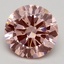 2.50 Ct. Fancy Intense Pink Round Lab Grown Diamond