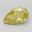 1.80 Ct. Fancy Intense Yellow Pear Lab Grown Diamond