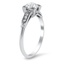 The Velda Ring, smalltop view on a hand