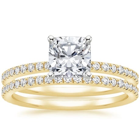18K Yellow Gold Luxe Ballad Bridal Set (1/2 ct. tw.)