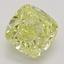 1.30 Ct. Fancy Intense Yellow Cushion Diamond