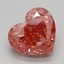 2.19 Ct. Fancy Vivid Pink Heart Lab Grown Diamond