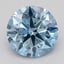1.00 Ct. Fancy Vivid  Blue Round Lab Grown Diamond