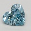 2.00 Ct. Fancy Vivid Blue Heart Lab Grown Diamond