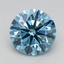 1.33 Ct. Fancy Vivid Blue Round Lab Grown Diamond