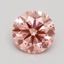 2.01 Ct. Fancy Vivid Pink Round Lab Grown Diamond