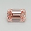 1.25 Ct. Fancy Vivid Pink Emerald Lab Grown Diamond
