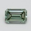 1.05 Ct. Fancy Intense Green Emerald Lab Grown Diamond