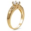 The Candia Ring, smalltop view on a hand