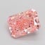 3.80 Ct. Fancy Vivid Pink Radiant Lab Grown Diamond