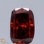 0.72 Ct. Fancy Deep Orange Cushion Lab Grown Diamond