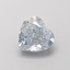 1.02 Ct. Fancy Intense  Blue Heart Lab Grown Diamond
