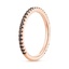 14K Rose Gold Luxe Ballad Black Diamond Ring (1/4 ct. tw.), smallside view