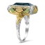 The Robenia Ring, smalltop view on a hand
