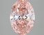 2.1 Ct. Fancy Vivid Pink Oval Lab Grown Diamond