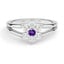 Custom Floral Tressa Split Shank Ring