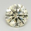 1.54 Ct. Light Yellow Round Lab Grown Diamond