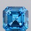 1.52 Ct. Fancy Vivid Blue Asscher Lab Grown Diamond