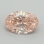 6.02 Ct. Fancy Intense Pink Oval Lab Grown Diamond