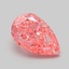 1.03 Ct. Fancy Vivid Pink Pear Lab Grown Diamond