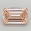2.97 Ct. Fancy Intense  Pink Emerald Lab Grown Diamond