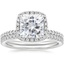 18KW Moissanite Waverly Diamond Bridal Set (2/3 ct. tw.), smalltop view