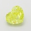 1.26 Ct. Fancy Vivid  Yellow Heart Lab Grown Diamond