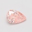0.50 Ct. Fancy Vivid Pink Pear Lab Grown Diamond